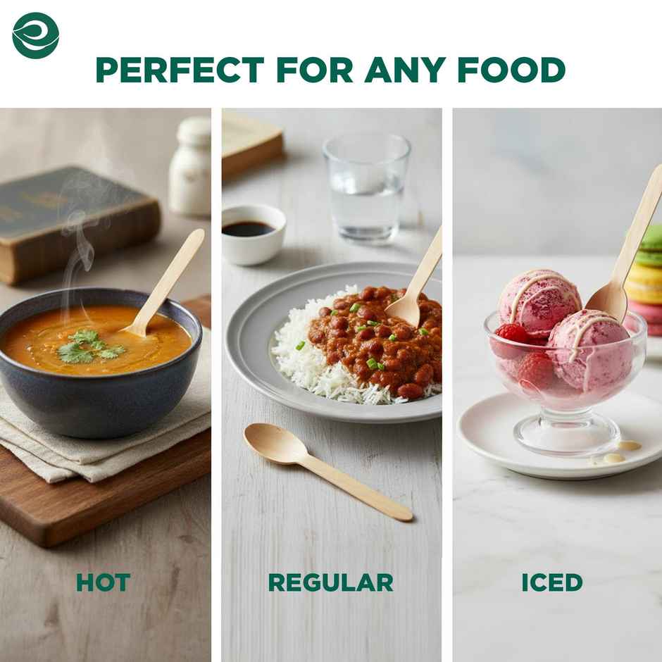 Eco Soul 160 mm | 50 Count | Disposable Spoon