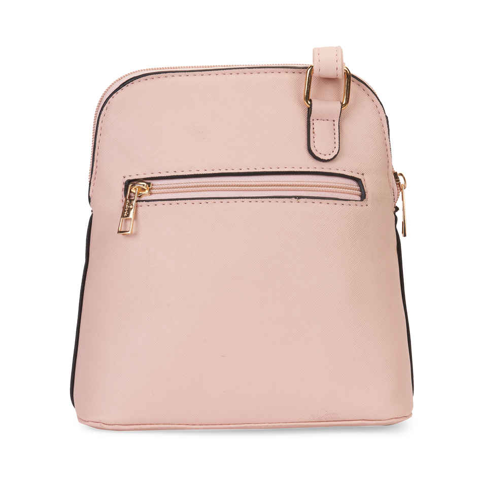 Lavie Women's Merlin Vertical Dome Cross Body Sling Bag | Ladies Purse Handbag | Light Pink