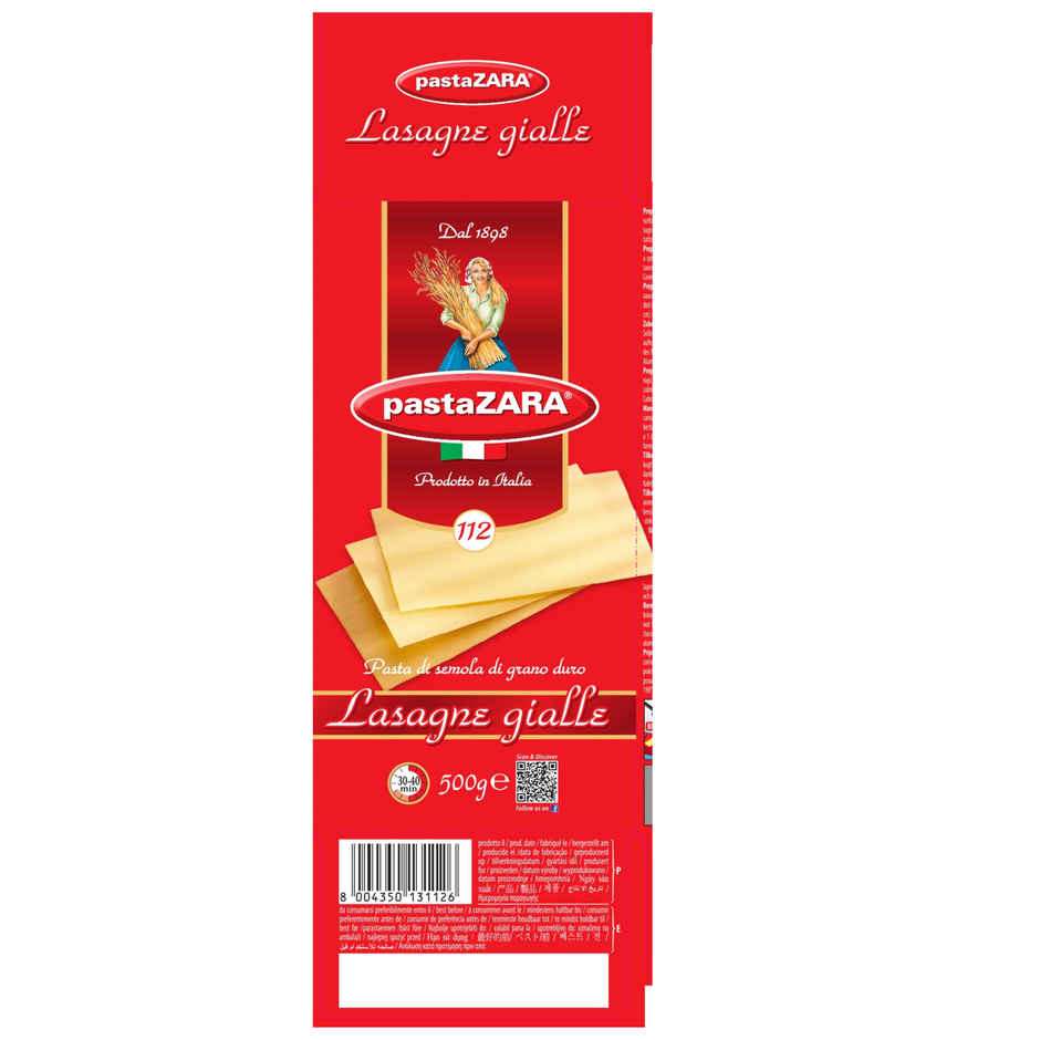 Pasta Zara Lasagne Pasta