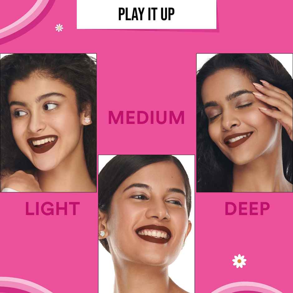 SUGAR POP Matte Lip Colour | Smudge-Proof | 17 Cocoa