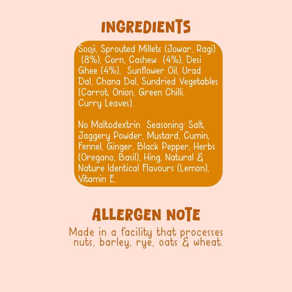 Gladful Ghee and Millets Upma | Nutritious