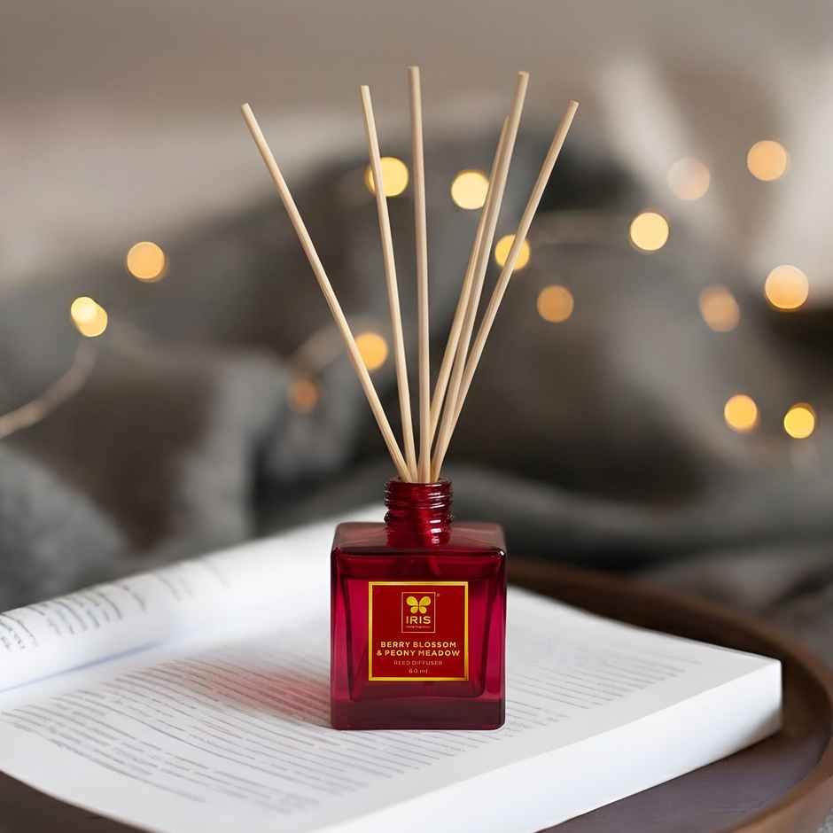 IRIS Reed Diffuser Set | Floral & Fruity Fragrance | Lasts More than 30 Days