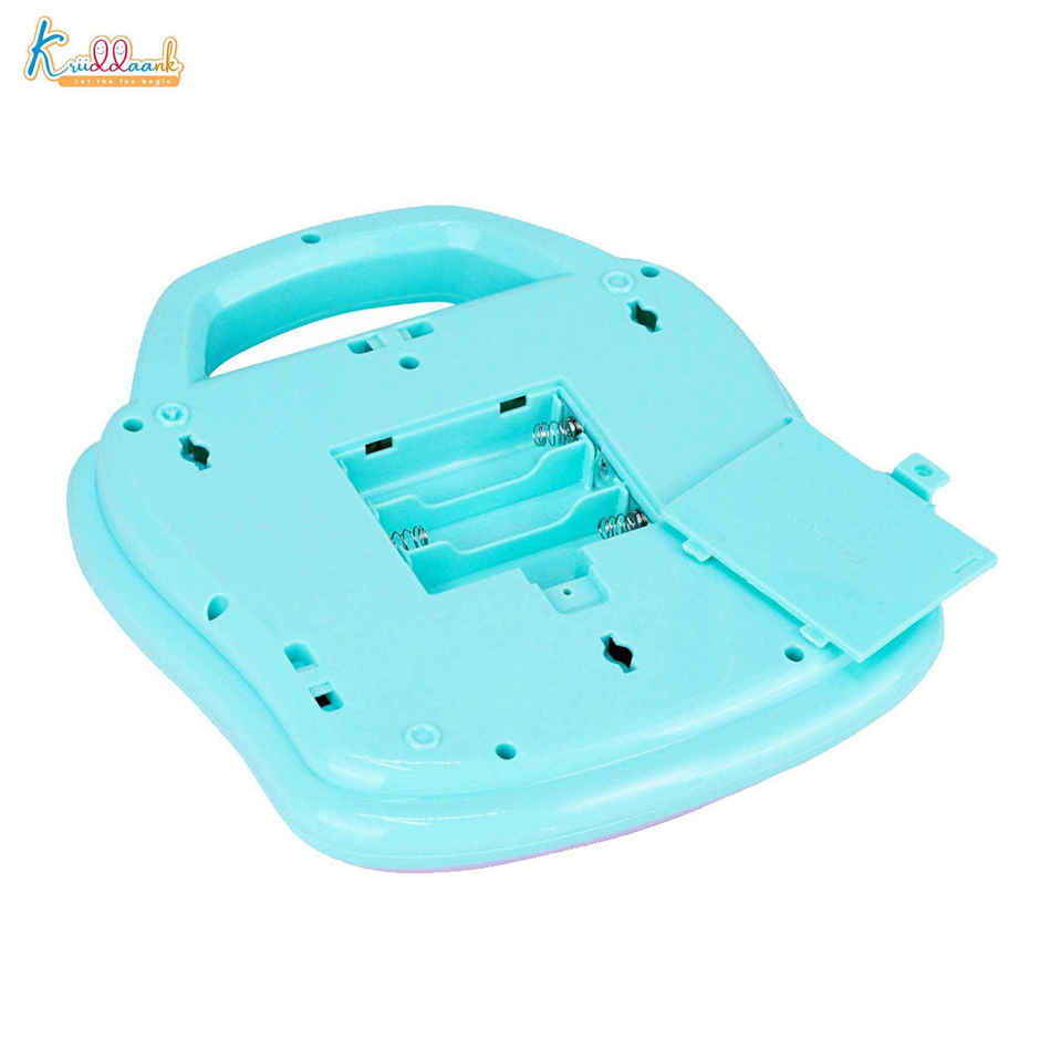 Kriiddaank Frozen Educational Laptop Pink Kids Alphabet Mathematics Music Learning Development Toy