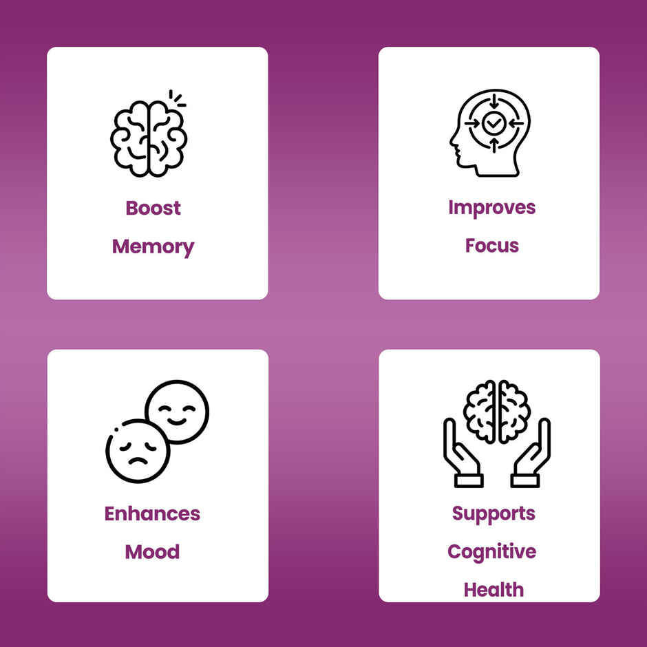 Dr. Morepen Memory Booster Brain Supplement Helps in Concentration, Focus