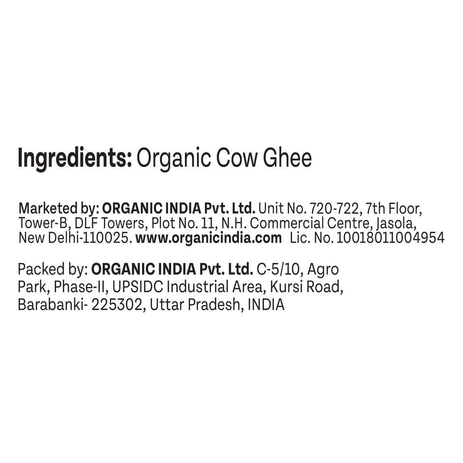 Organic India A TATA Product Cow Ghee