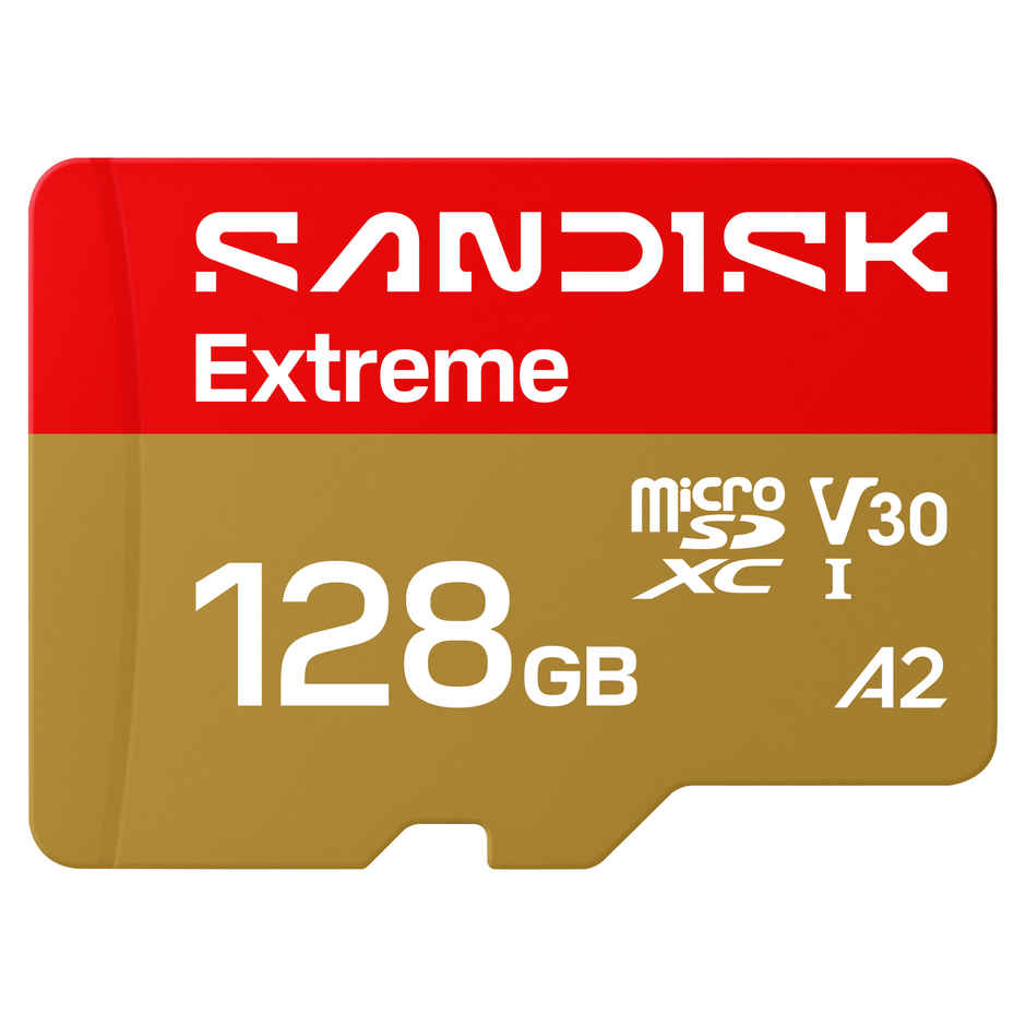 SanDisk Extreme GO microSDXC Card | 128 GB | 240 MB/s Read | 120 MB/s Write | 5K/4K | A2 U3 V30