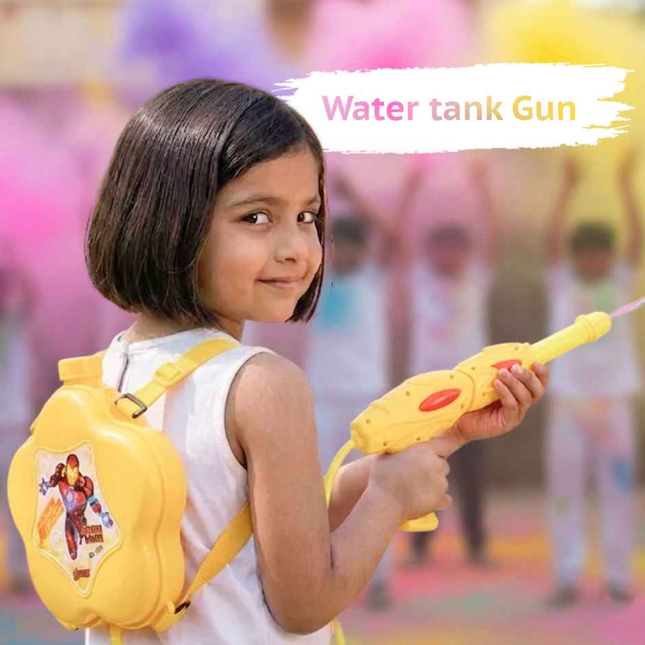 Iron Man Star Holi Water Tank Pichkari | Star Toys