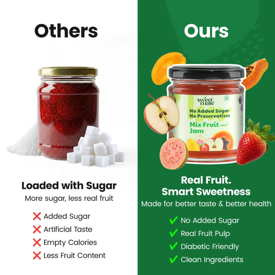 Sweetmate Sugar Free Mix Fruit Jam