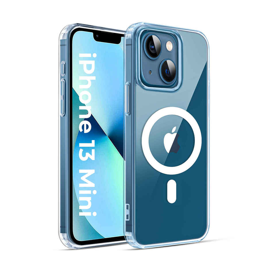 Artistque Case for Iphone 13 Mini Back Cover - Transparent Clear Magsafe