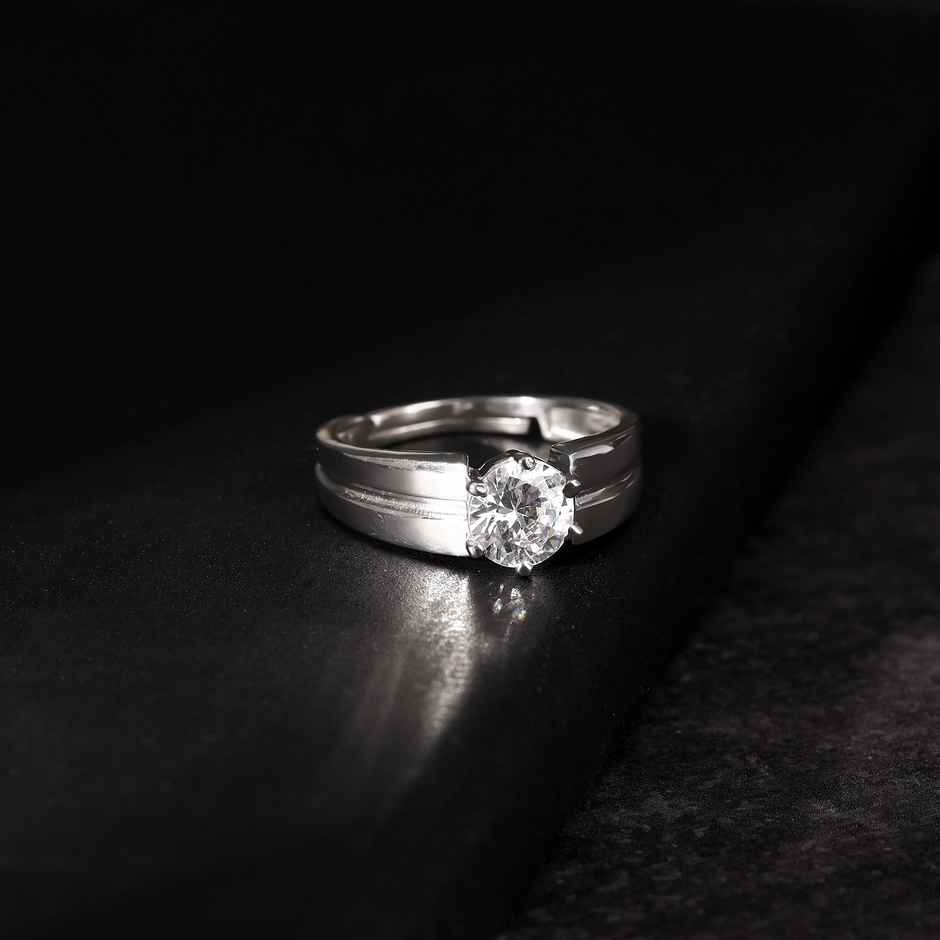 Giva Silver Gallant Band For Him