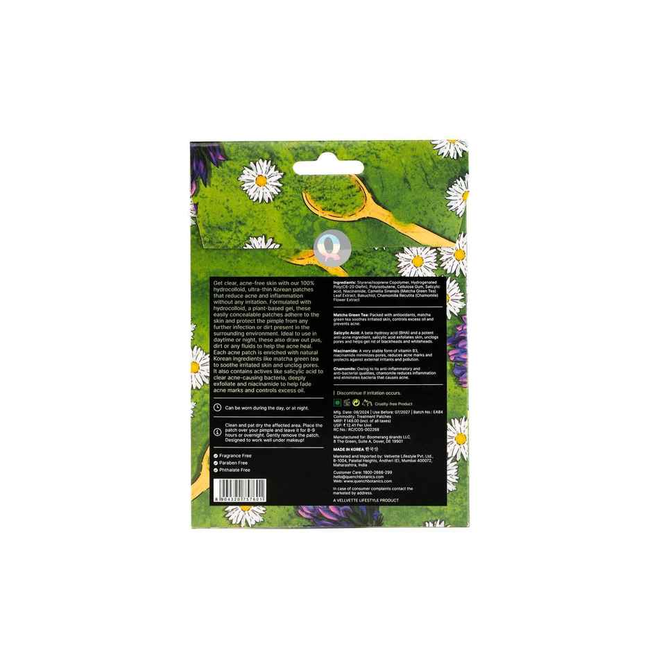 Quench Matcha Tea Clarifying Acne Patches