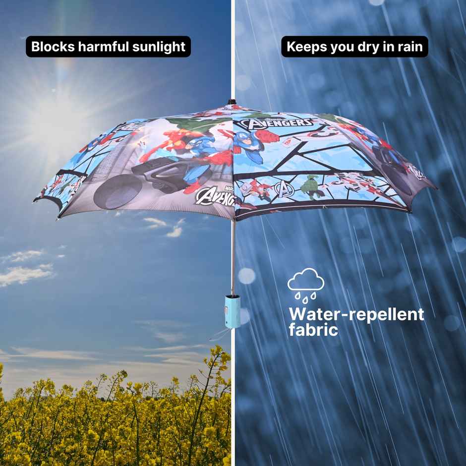 Citizen Auto Folding Kids Umbrella Avenger Print | 21 Inch | 2 Fold