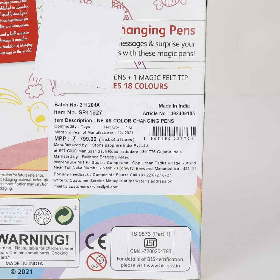 Hamleys Colour Changing Pens Multicolour 3Y+