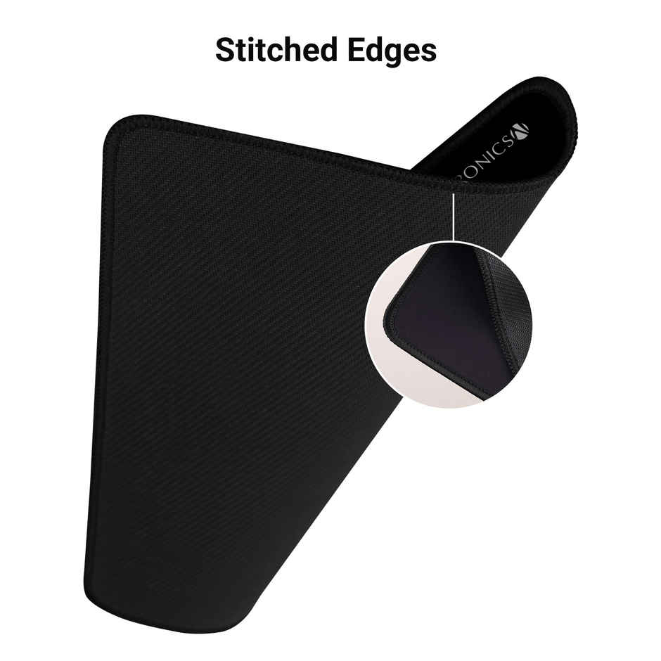 Zebroincs MSP-X2 Mouse Pad, Speed and Precision Operation, Smooth Cloth Surface  - Black