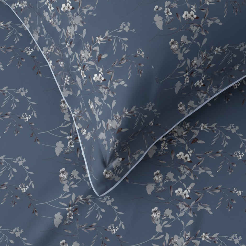 Raymond Home 120 GSM Hazel Floral Double Bedsheet with 2 Pillow Covers