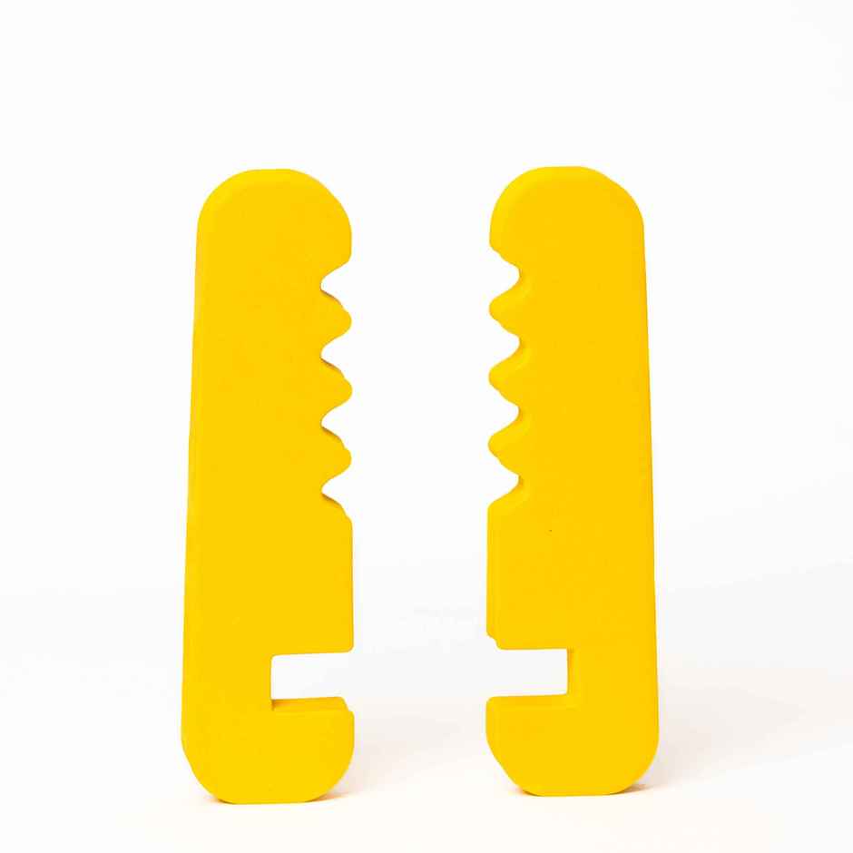 Decathlon FLX Self Assembling Foam Cricket Stumps | Yellow