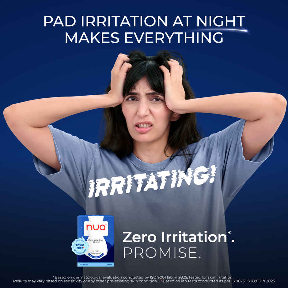 Nua All Night Comfort Sanitary Pads | Sampler XXL