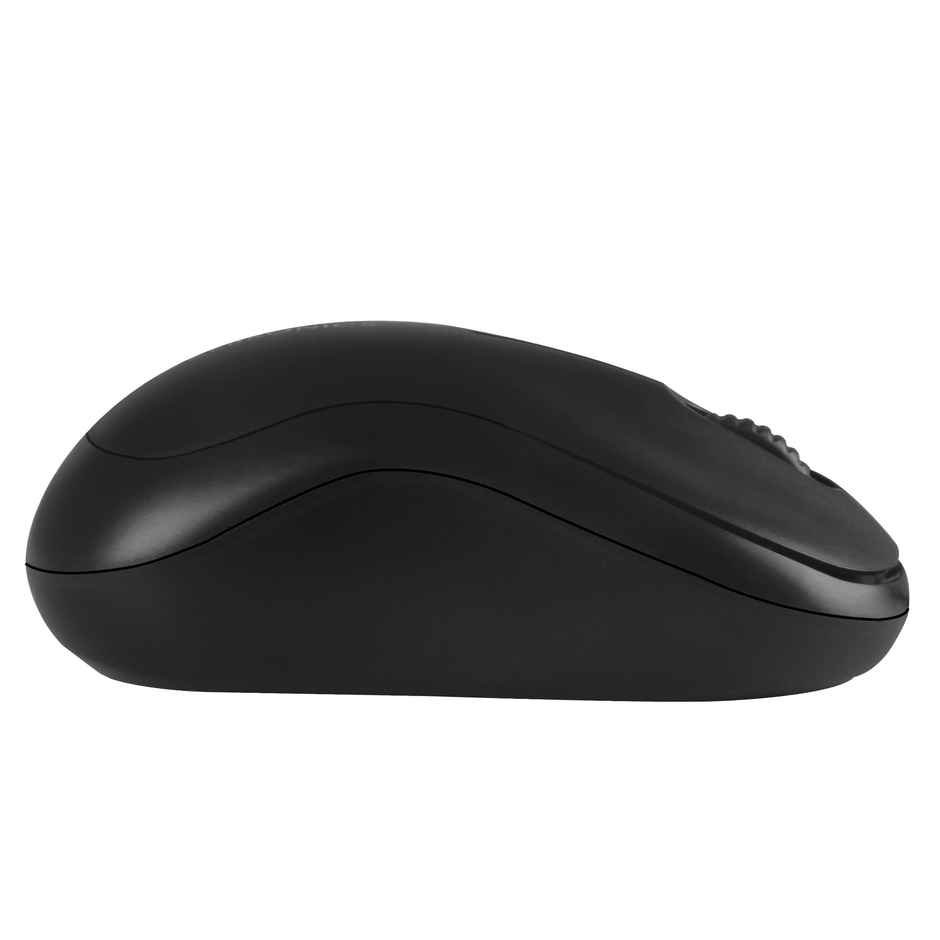 Zebronics Comfort Wired Mouse, 3-Button, 1000 DPI Optical Sensor, Plug & Play - Black
