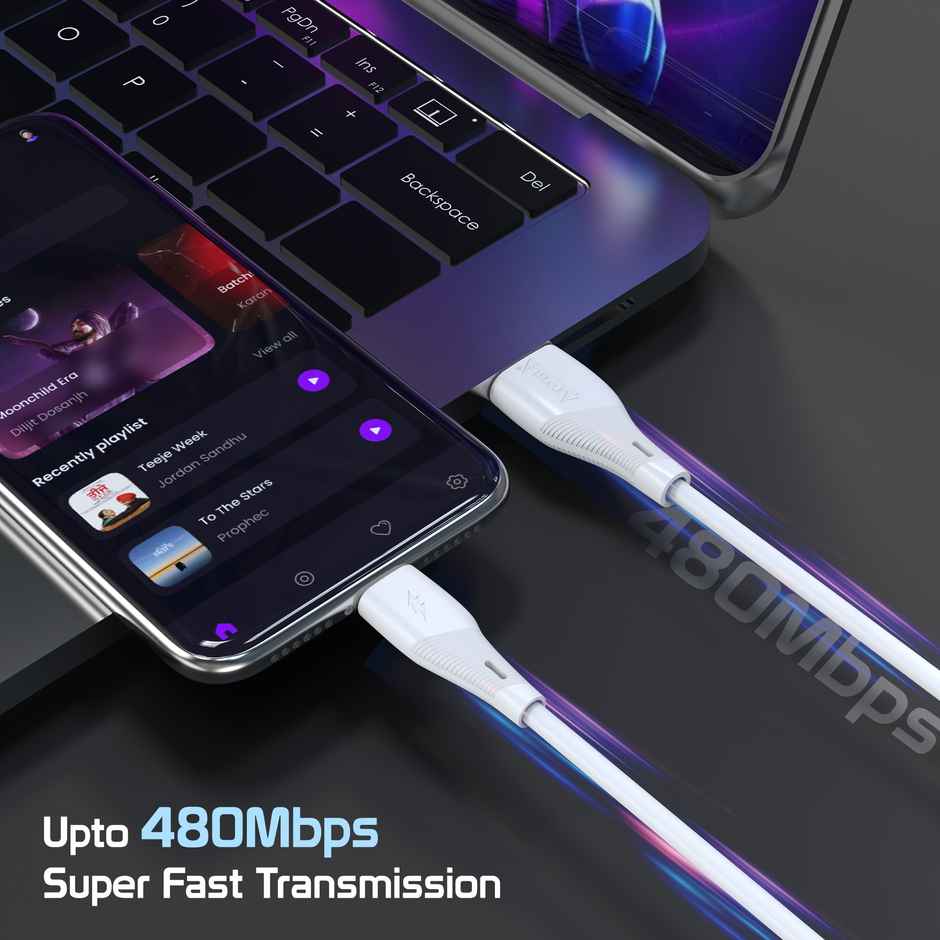 Aroma UC41 | 30W | USB To Micro | 1 m Turbo Fast Flexible Charging Data Cable