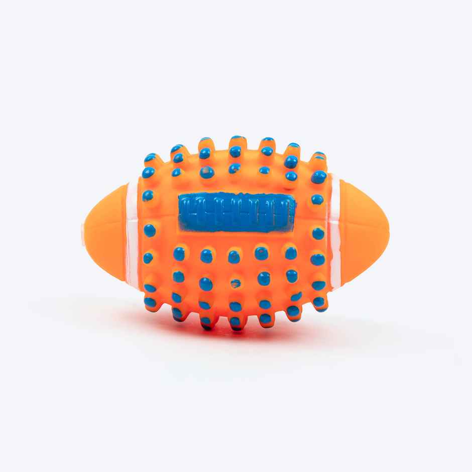 TLC Squeakster Ball Chew Toy for Dogs Orange