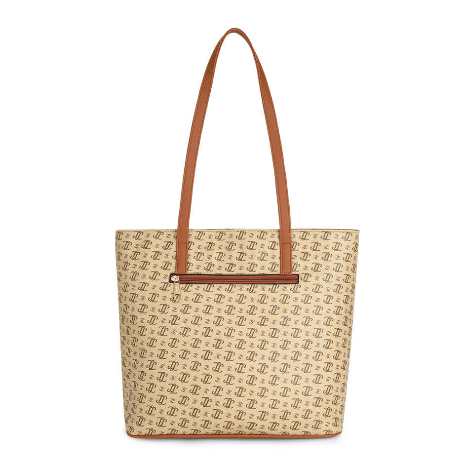 Lavie Women's Palmer Monogram Ll Tote Handbag | Ladies Purse | Shoulder Bag | Large | Taupe