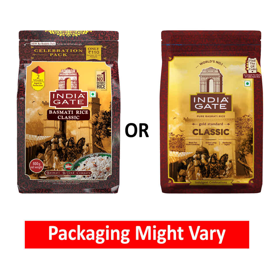 India Gate Classic Basmati Rice| Extra Long Grains