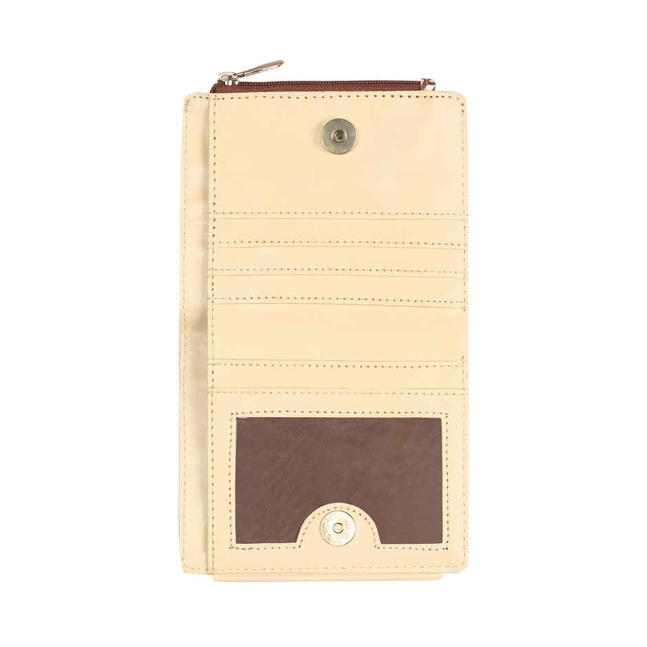 Lavie Women's Chic Monogram LL Print Small Bifold Wallet | Off White