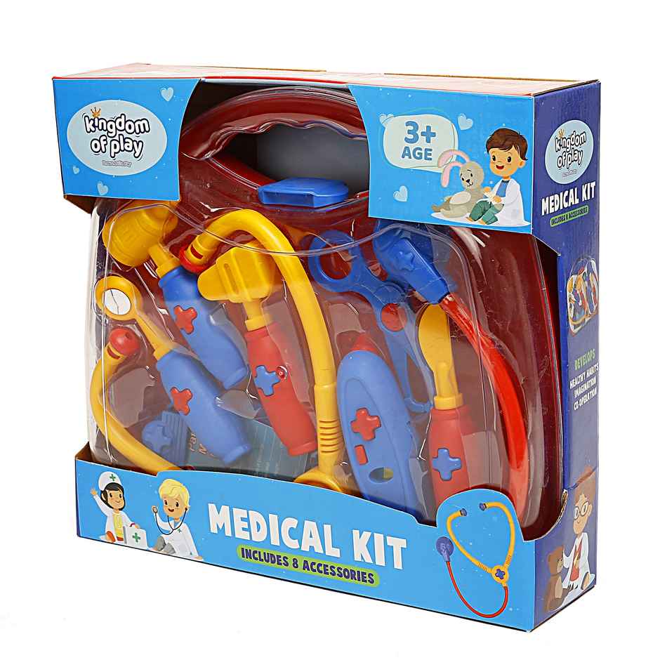Hamley's Kingdom Of Play Medical Kit For Kids, 4Y+, Multicolour