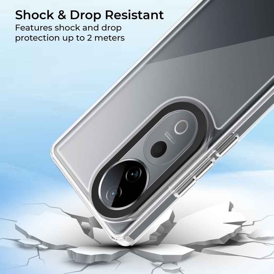 Artistque Case for Vivo V40 5g / V40 Pro 5g Back Cover - ultra Stylish Transparent Tpu Cover