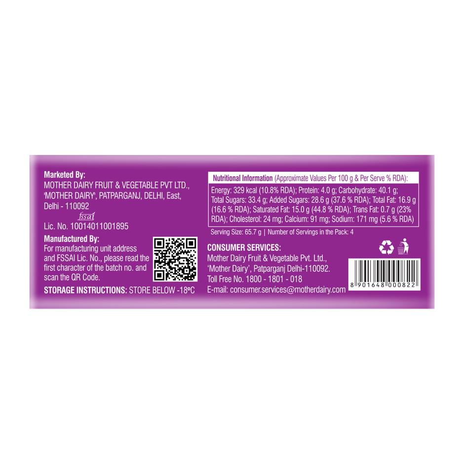 Mother Dairy Chocolate Truffle Cake