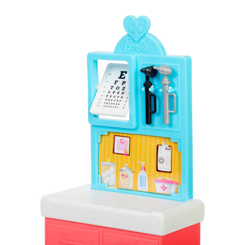 Barbie Pediatrician Doctor Playset Pink Scrubs