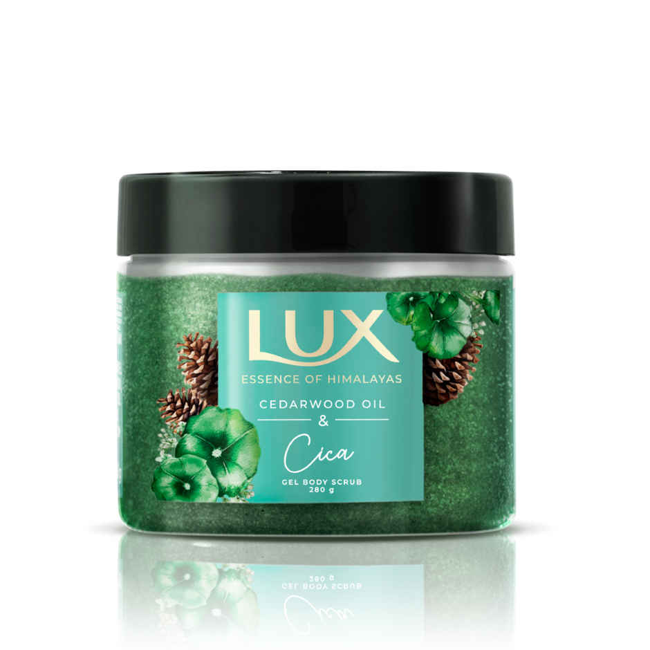 Lux Essence Of Himalayas Cedarwood Oil & Cica Gel Body Scrub
