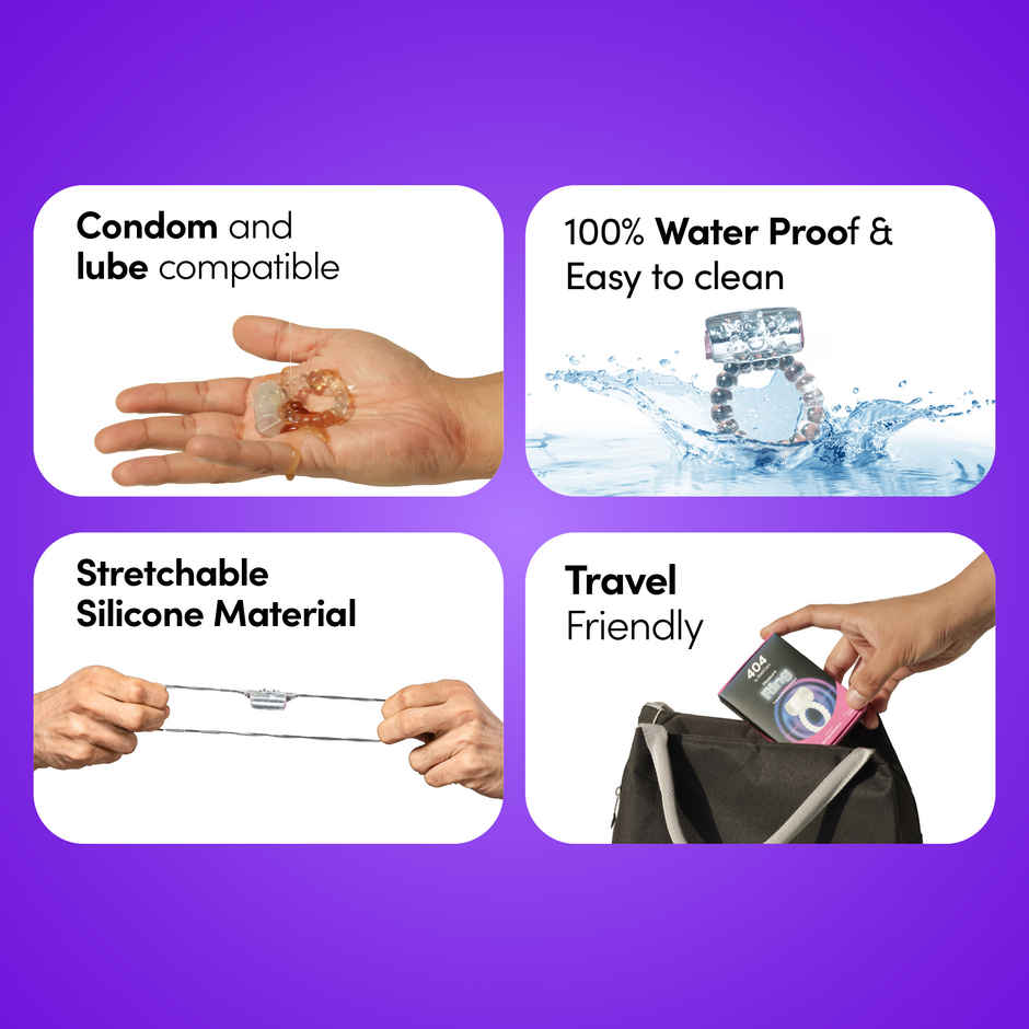 Bold Care Pleasure Ring Massager For Men & Women 60 Minutes Runtime