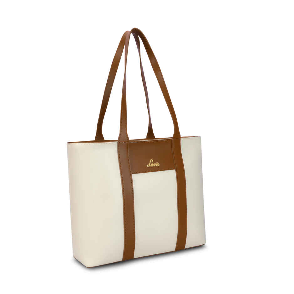 Lavie Women's Colourblock Regan Large Tote Handbag | Off White