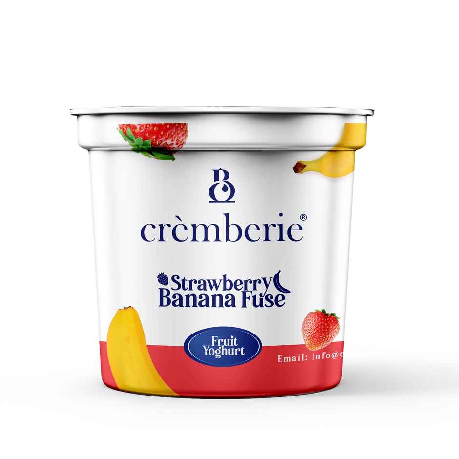Cremberie Fruit Yoghurt Strawberry Banana Fuse