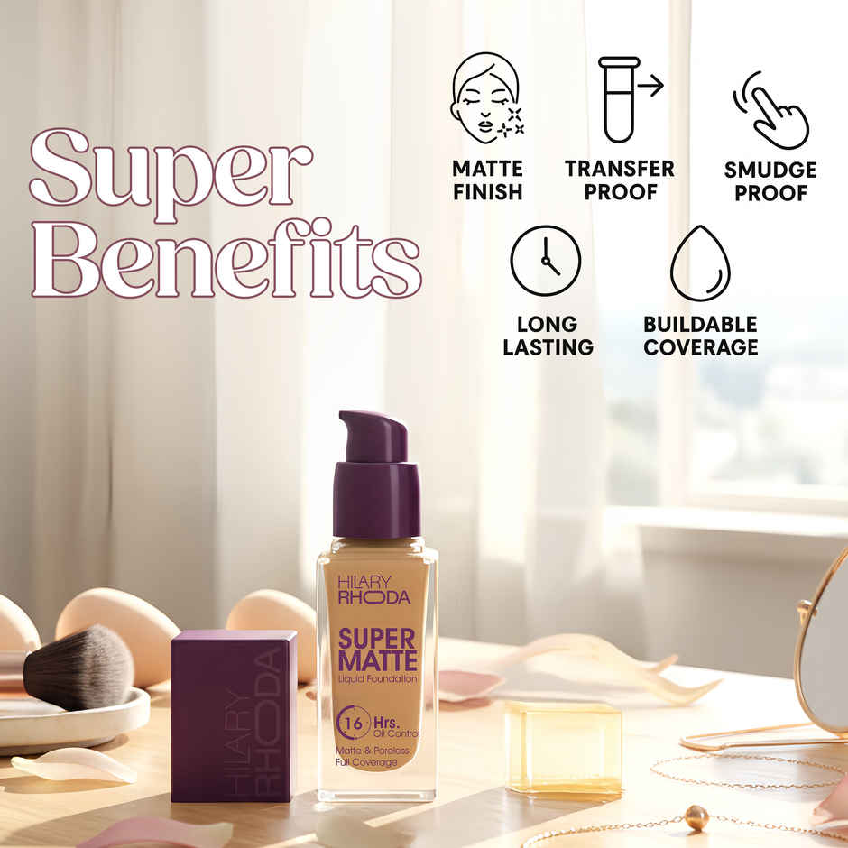 Super Matte Liquid Foundation | Warm Nude Shade 04