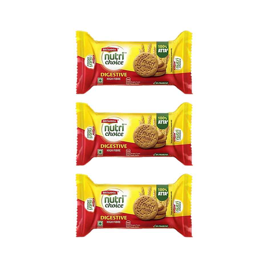 Britannia Nutrichoice High-Fibre Digestive Biscuits Combo