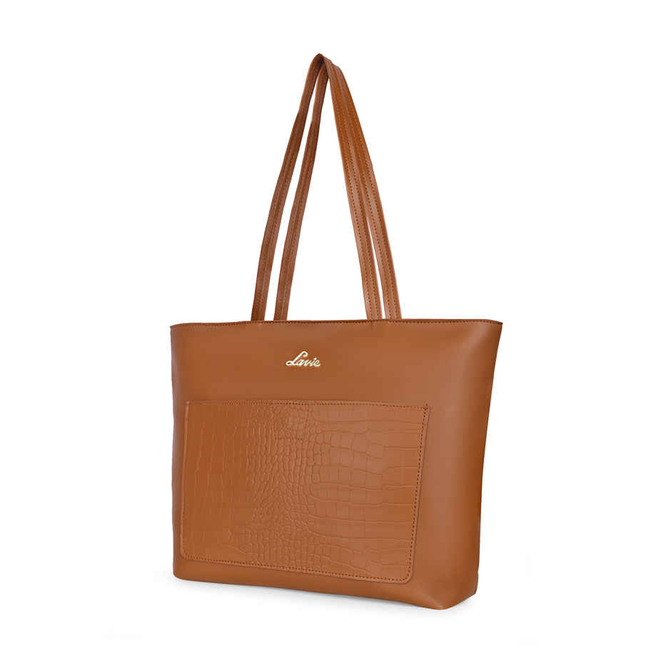 Lavie Women's Birch Synthetic Leather Tote Bag | Large | Tan