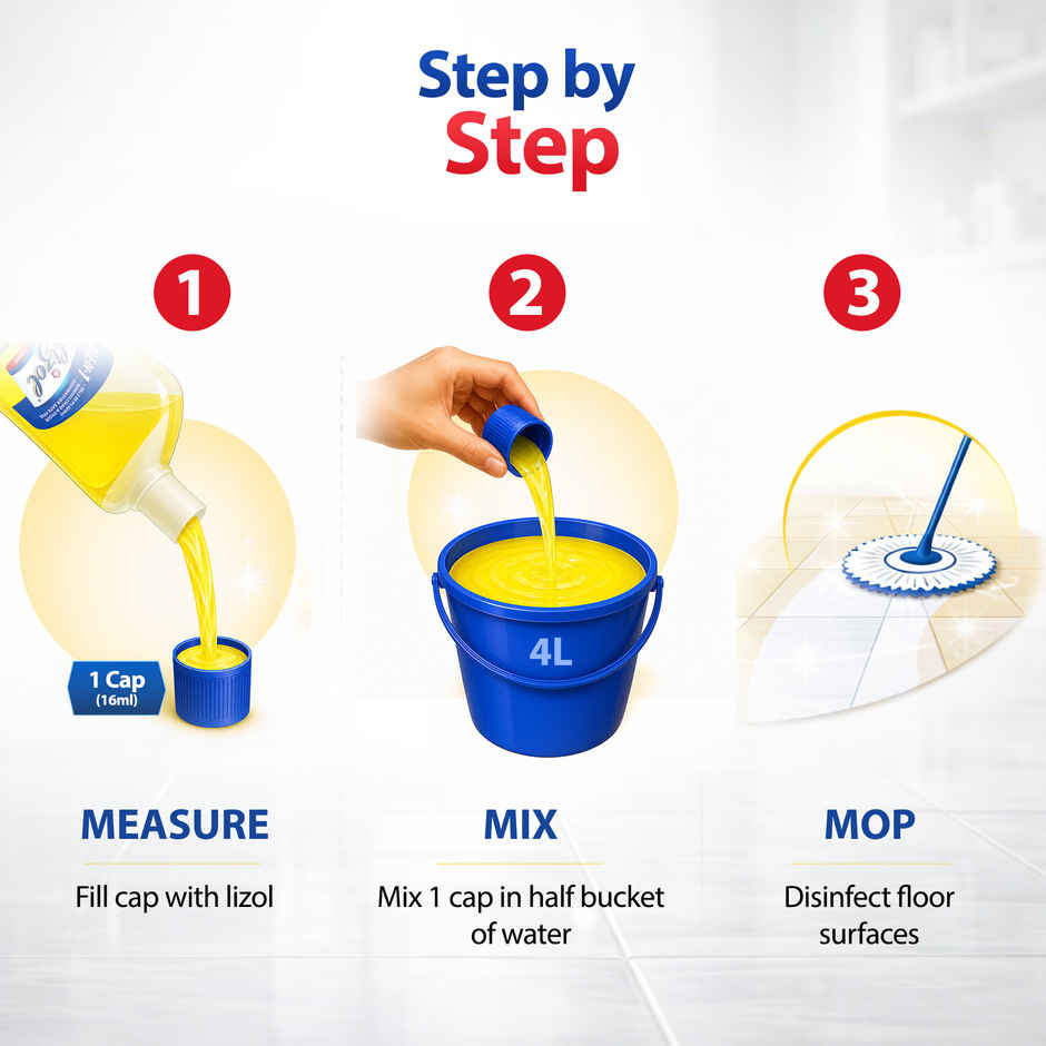 Lizol Citrus Floor Cleaner Liquid