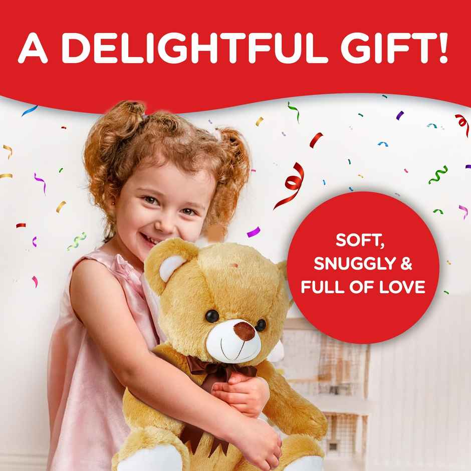 Michelle's Teddy Brown Fur | 20 cm Plush Soft Toy for Kids and Adult | Perfect For Gifting