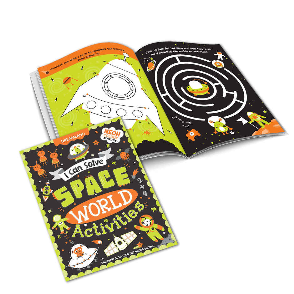 I Can Solve Activities Book for kids Set of 4 - With Colouring Pages, Mazes, Dot-to-Dots|Kids Book