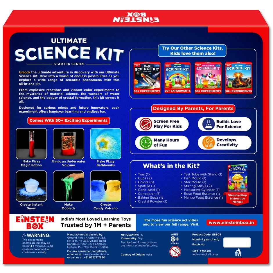 Einstein Box Ultimate Science Starter Kit For 6 To 15 Year Olds