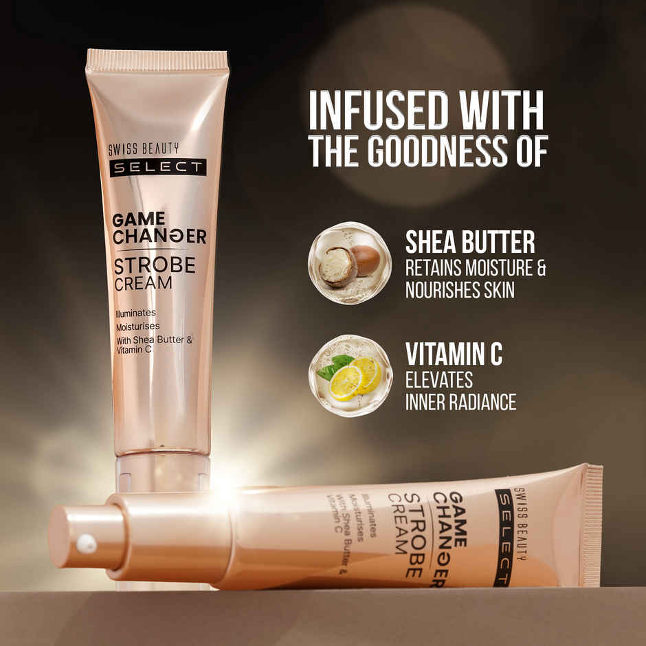 Swiss Beauty Select Game Changer Strobe Cream - 02 Gold Sheen