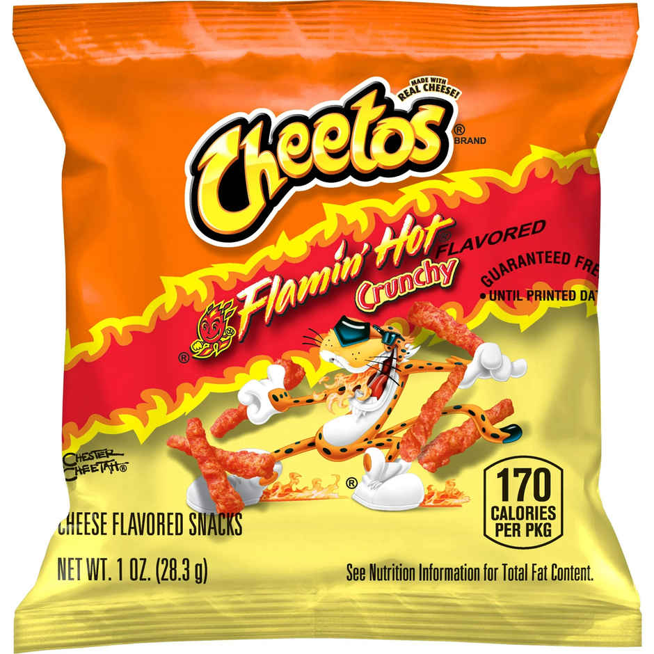 Cheetos Flamin Hot Crunchy Puffs