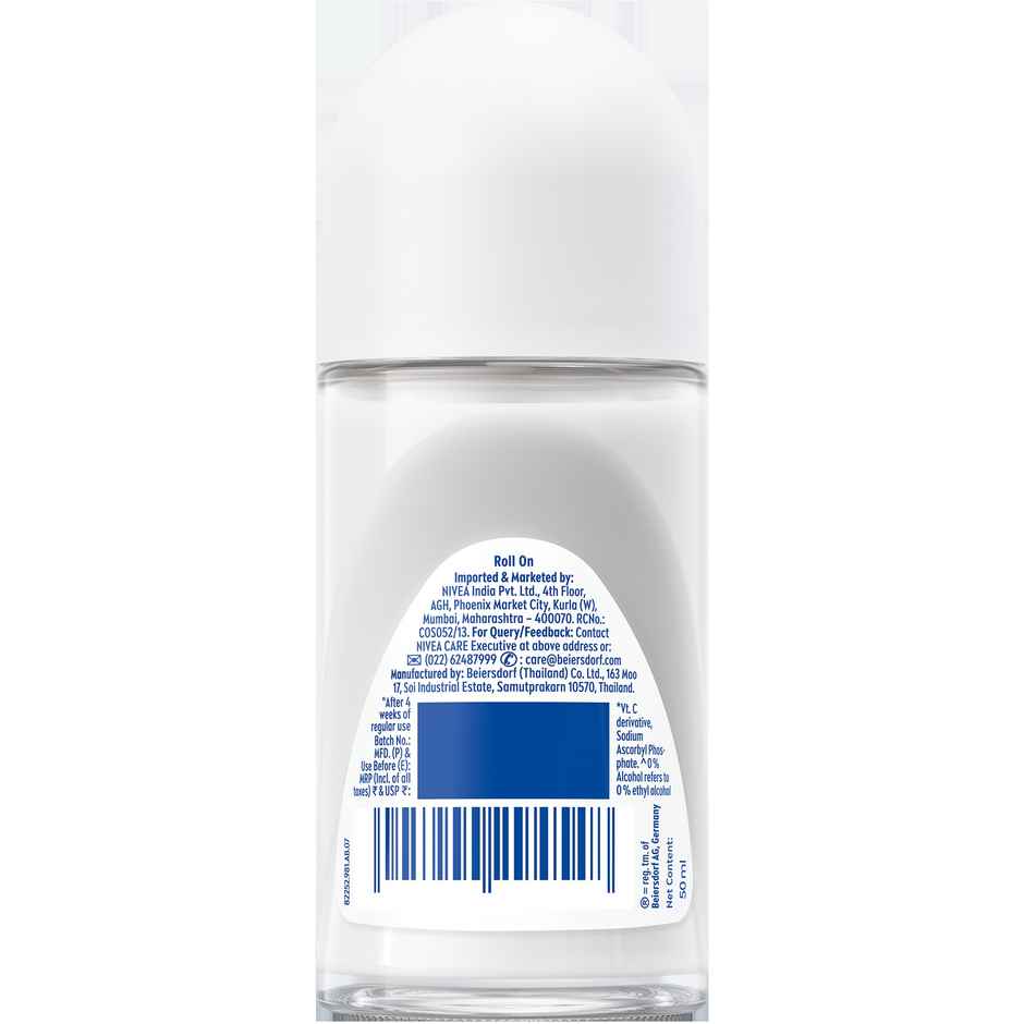 Nivea Natural Glow Even-toned & Smooth Skin 72h Protection Roll On