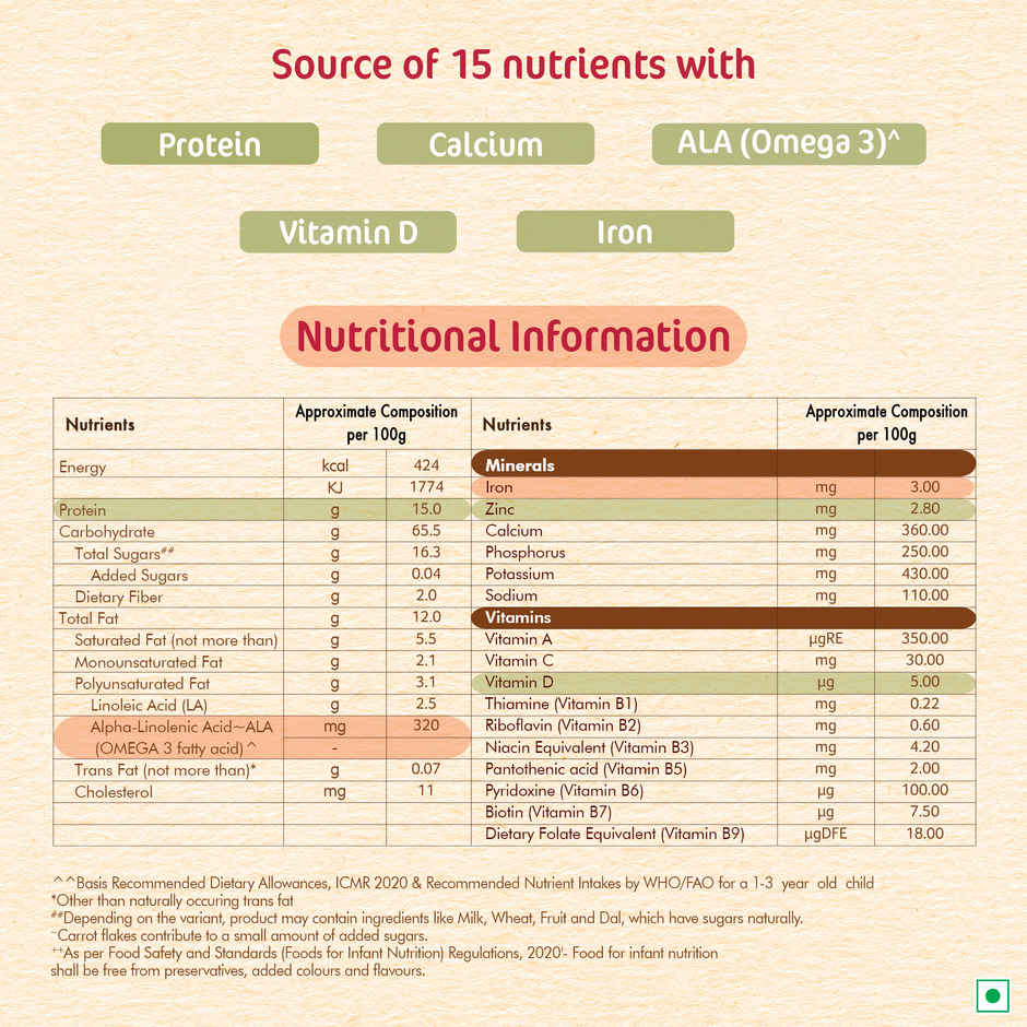 Nestle Nutrition Cerelac Multigrain Dal Veg Baby Food Cereal