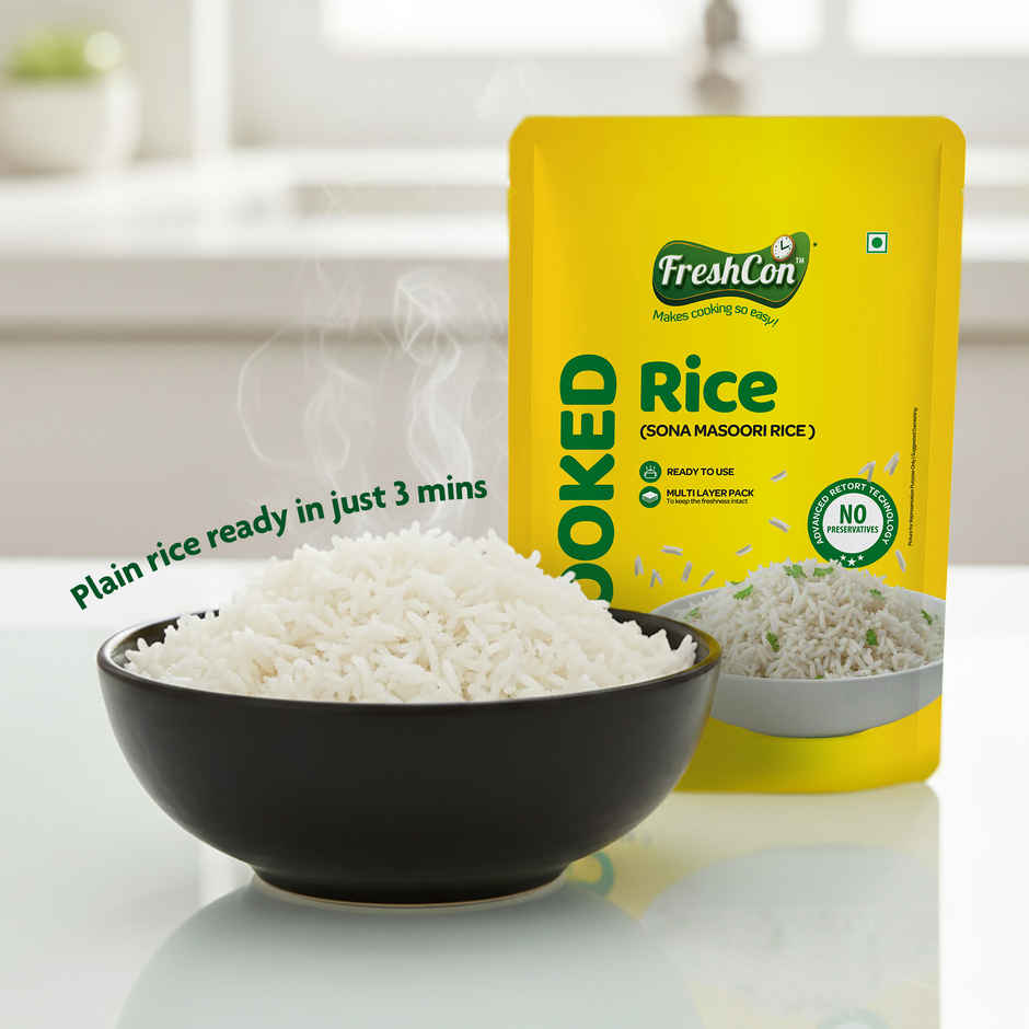 Freshcon Cooked Sona Masoori Rice