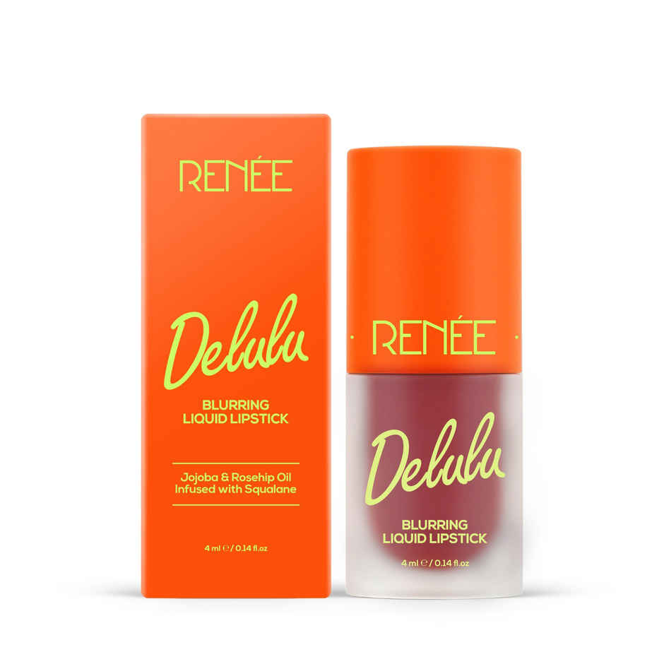 RENEE Delulu Blurring Matte Liquid Lipstick With Jojoba Oil & Rosehip Oil Maroon Mixed Signal