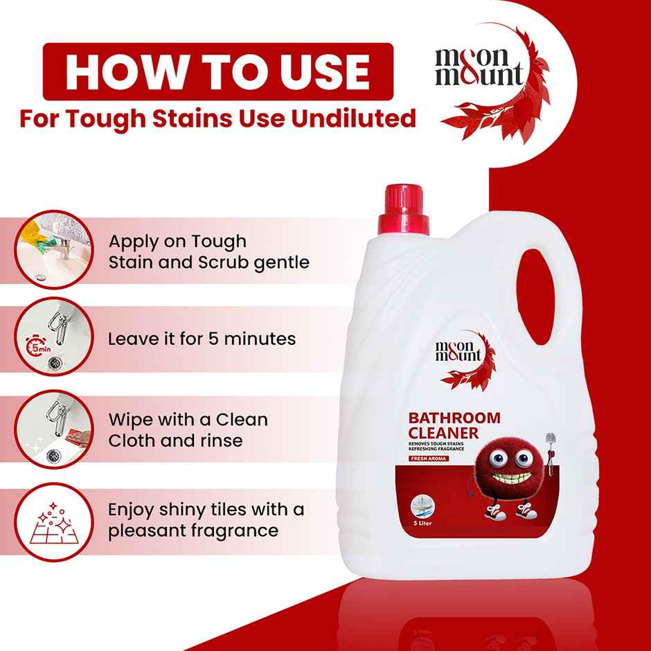 Moon&Mount Disinfectant Bathroom Cleaner Liquid