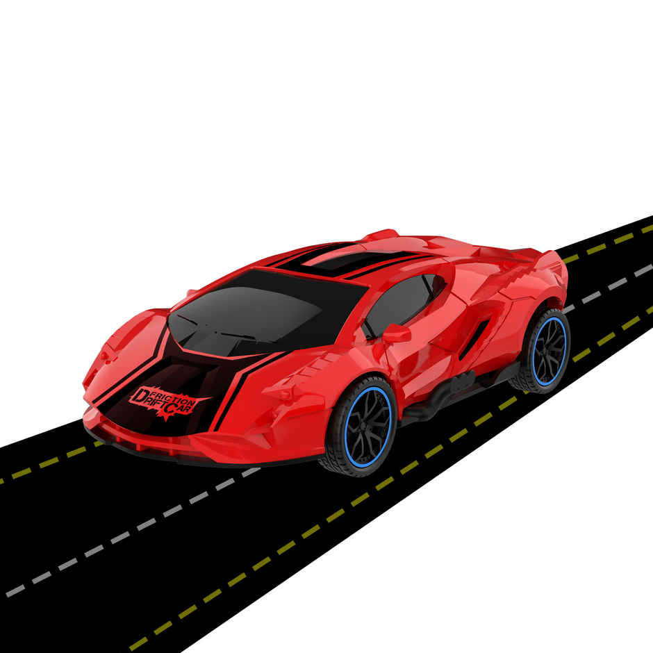 SEEDO No Battery Mechanical Power Friction Drift Cars | Red